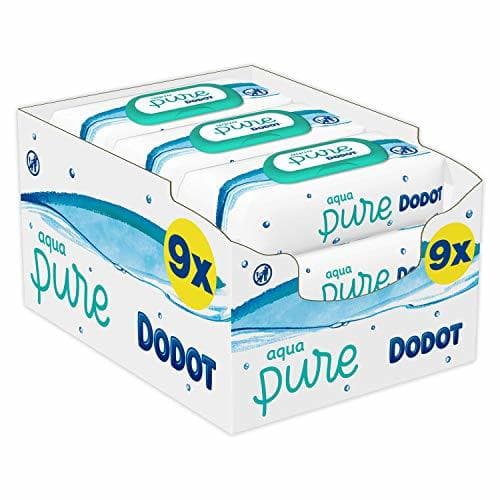 Producto Dodot Aqua Pure Toallitas Bebé con 99% Agua 9 Paquetes