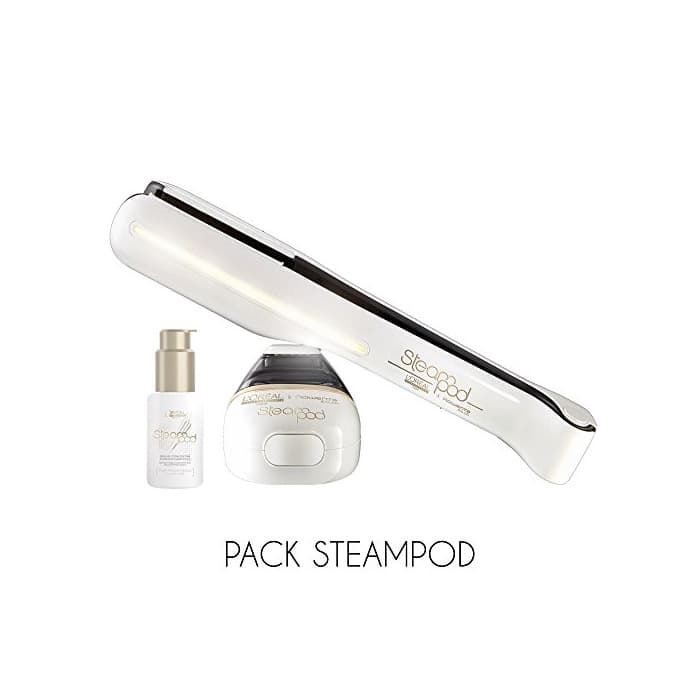 Belleza L'Oréal Profesional - Plancha alisadora Steampod 2.0 y serum