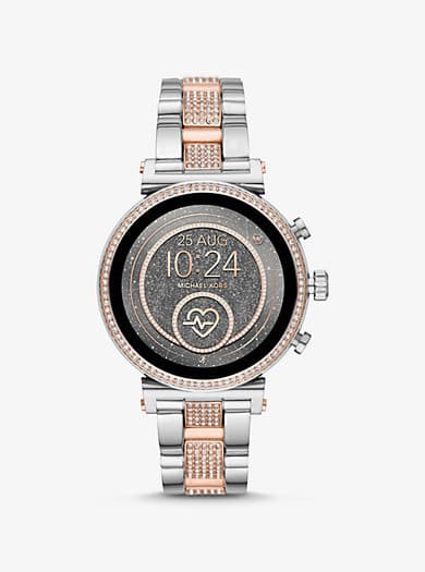 Moda Sofie Pavé Two-Tone Smartwatch