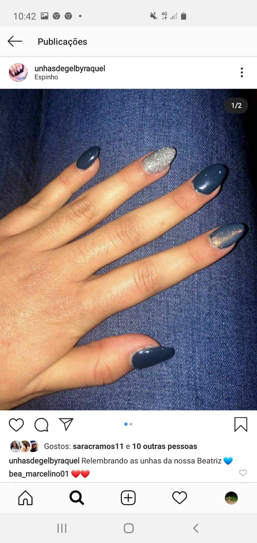 Fashion Unhas de gel 💜