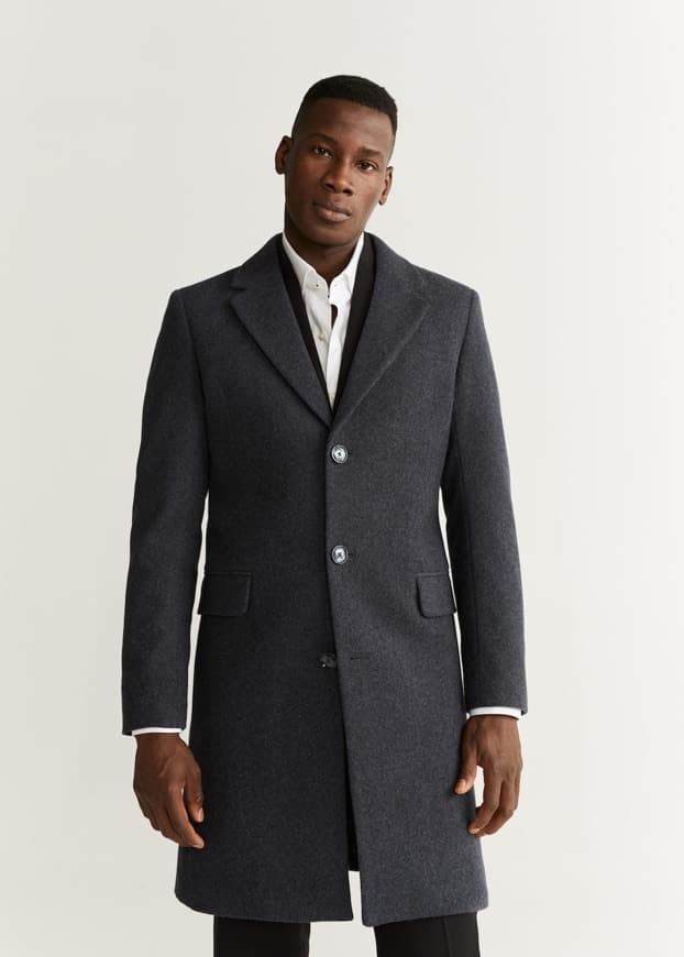 Producto Tailored wool-blend overcoat