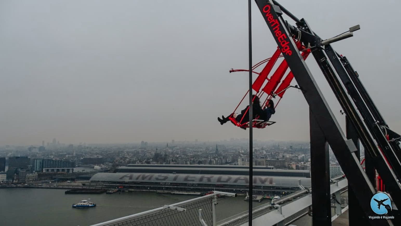 Lugar A’DAM Lookout: a melhor vista de Amsterdão