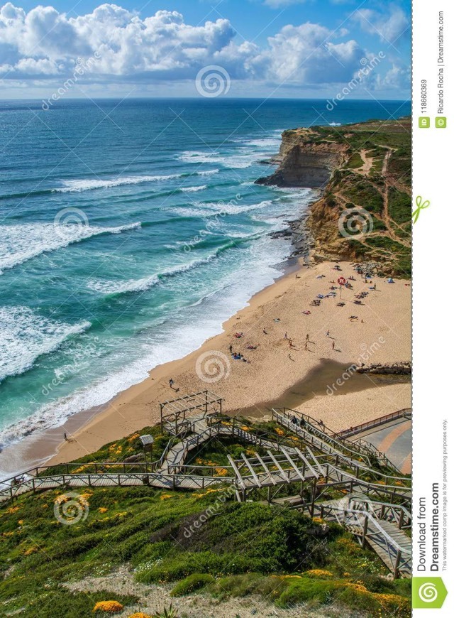 Place Praia da Ribeira d'Ilhas, Ericeira 