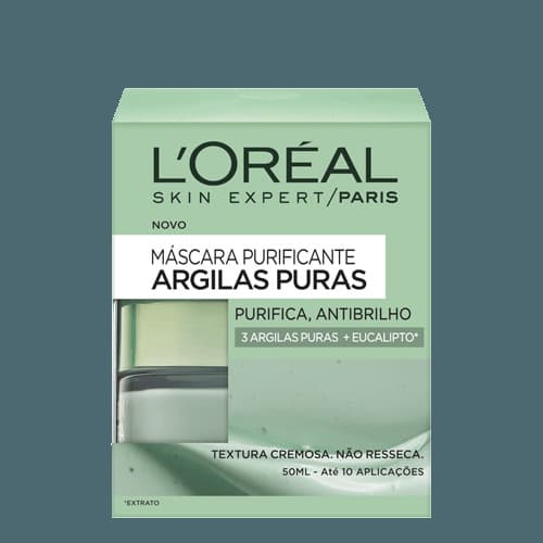 Product Máscara Facial Purificante Argilas Puras da L'Oreal Paris 