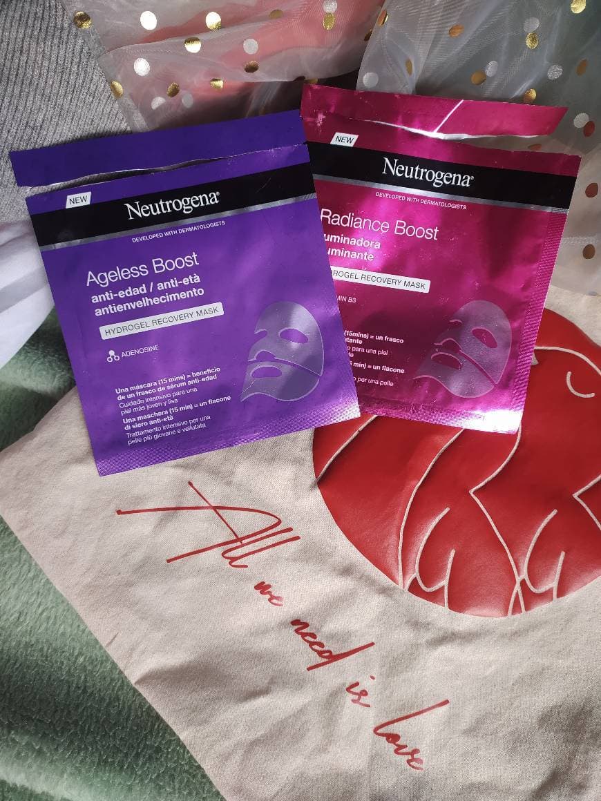 Product Neutrogena's Hydrogel masks