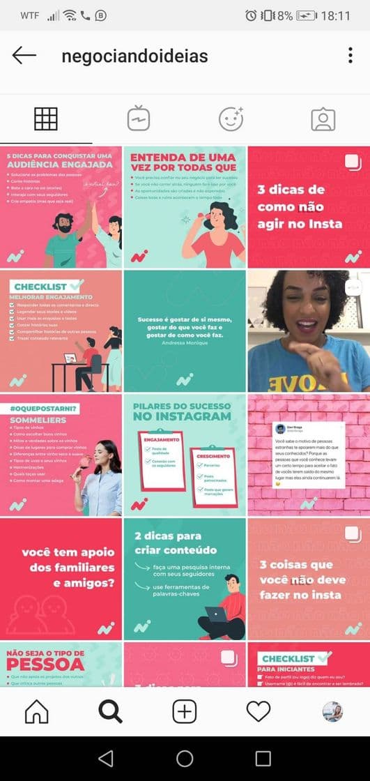 Moda Dicas de conteúdo e influência