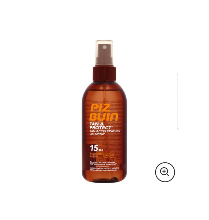 Product Piz Buin acelerador de bronzeado