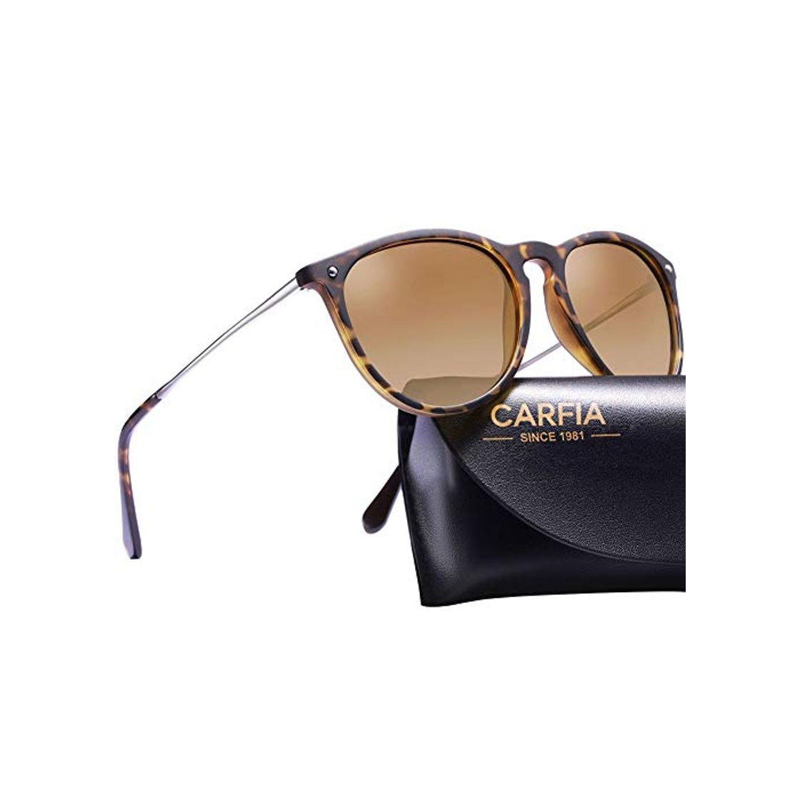 Moda Carfia Gafas de Sol Hombre Mujer UV400 Protección Gafas de Sol Polarizadas