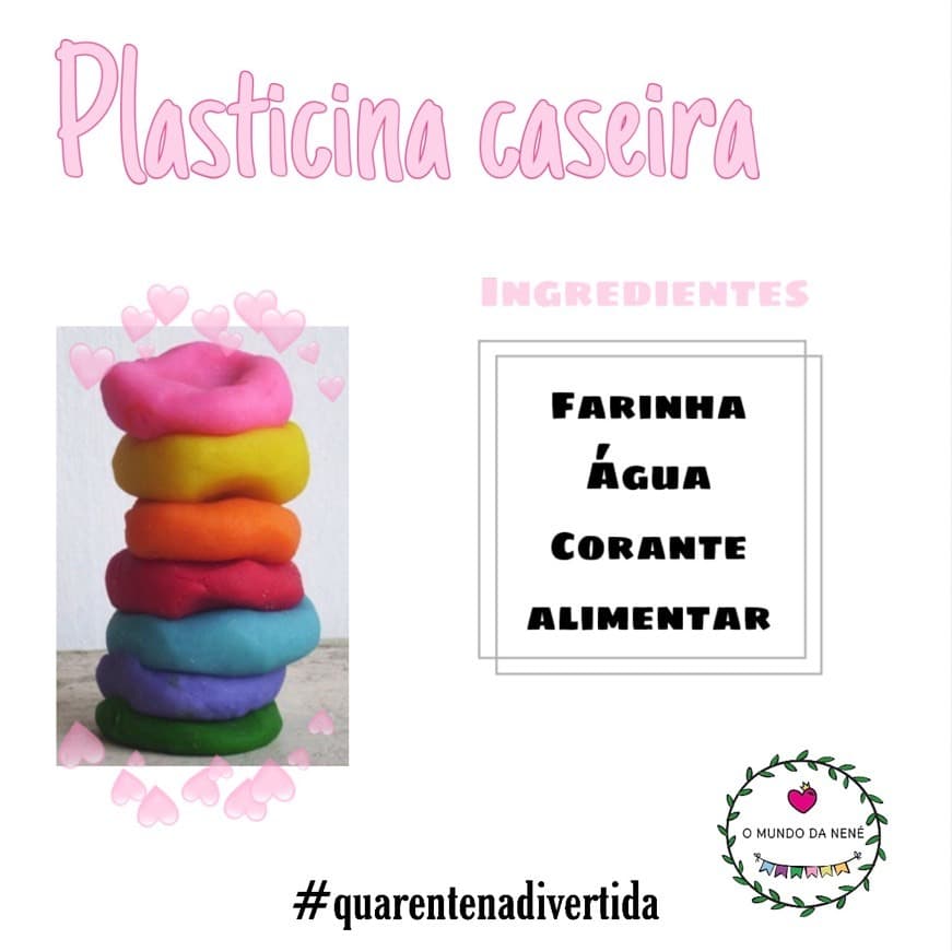 Moda Plasticina caseira