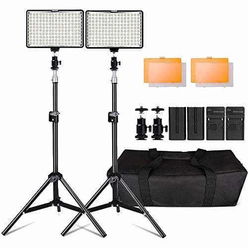 Product Kit de LED Iluminación,Yeeteem 160 Regulable Ultra High Power Panel Cámara Digital