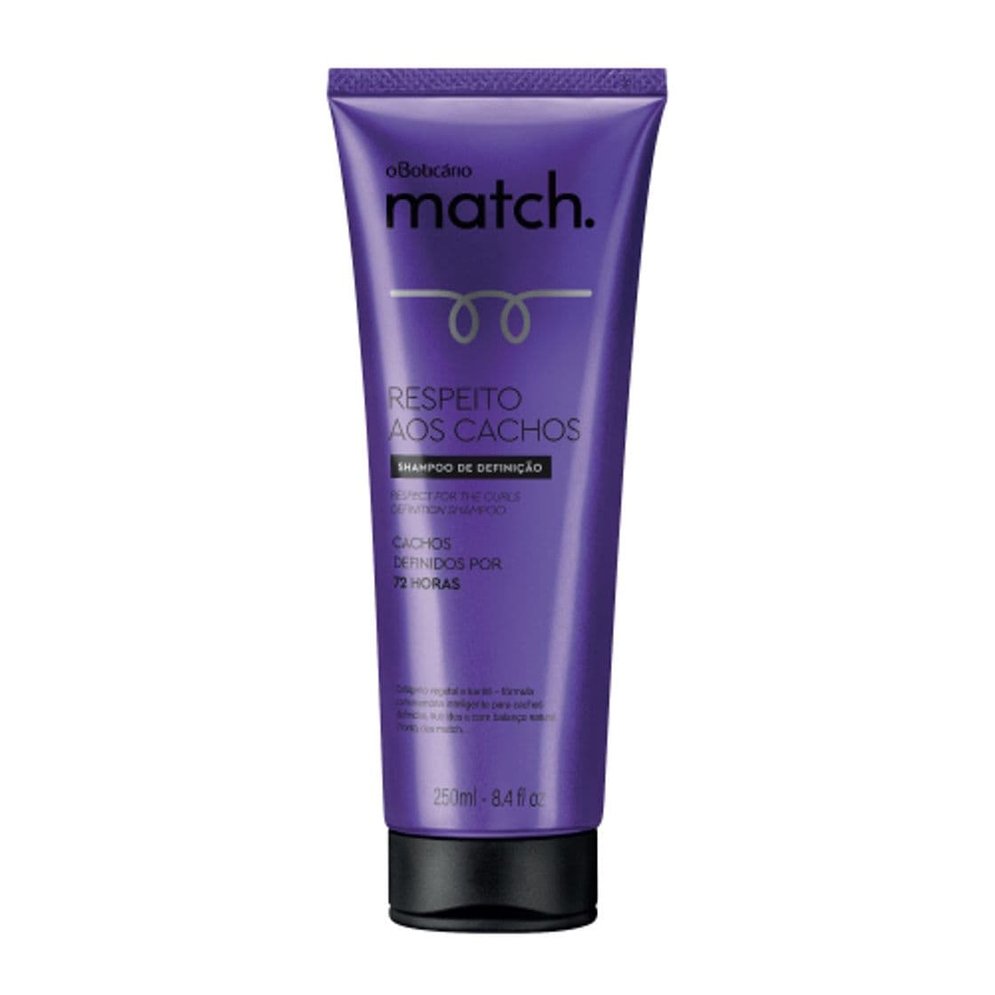 Fashion Match Respeito aos Cachos Shampoo, 250ml - O Boticário