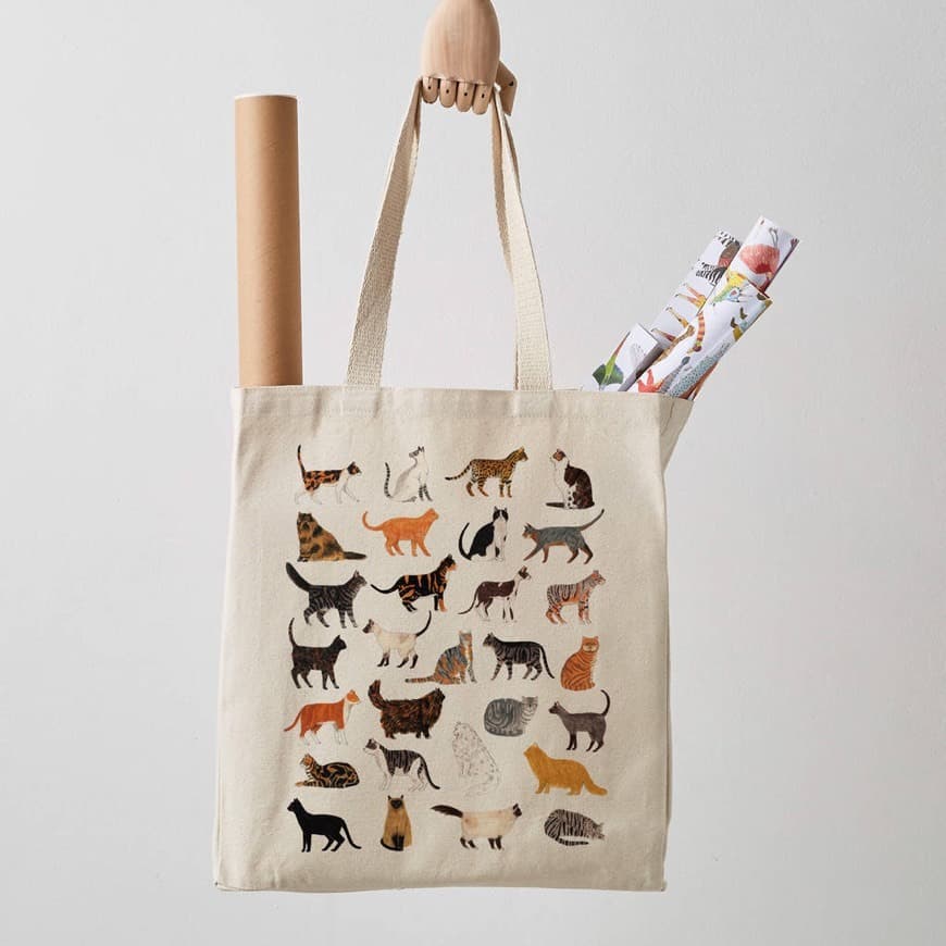 Moda James Barker Cat Tote Bag