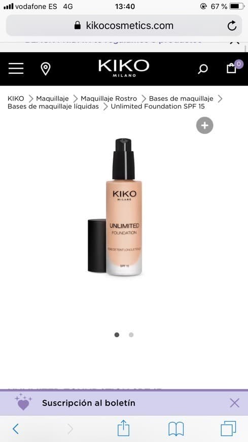 Belleza Unlimited Foundation SPF 15