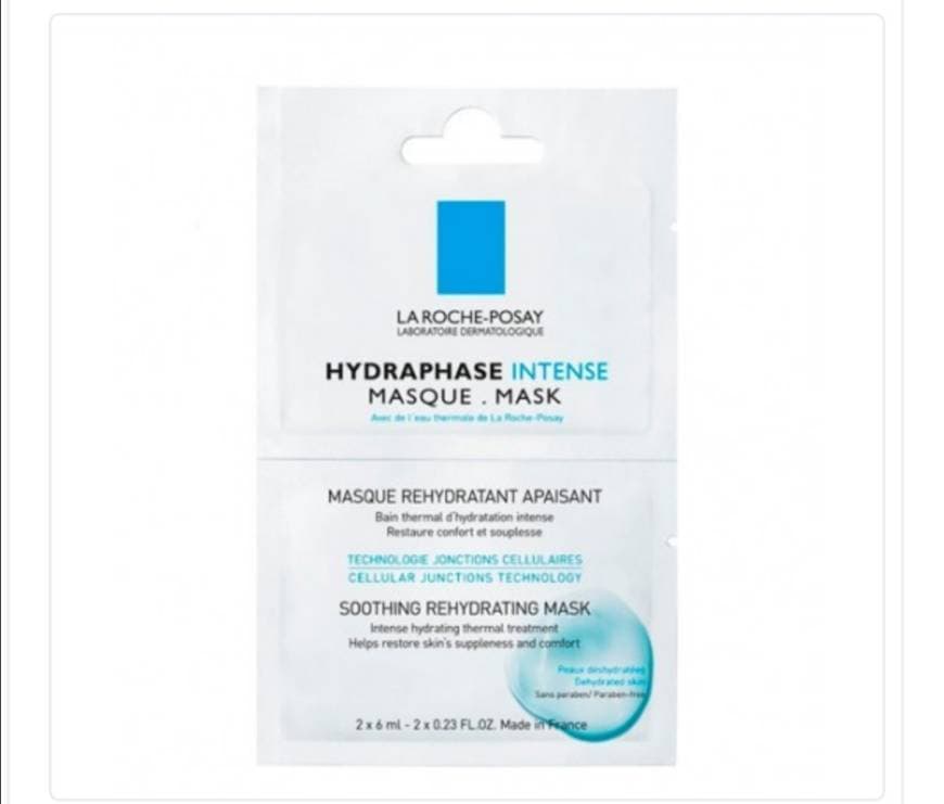 Moda Máscara LA Roche-Posay Hydraphase Intense. 