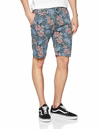 Moda Pepe Jeans MC Queen Short Floral Bañador, Azul