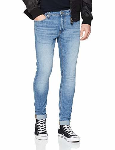 Fashion JACK & JONES NOS Jjitom Jjoriginal Am 815 STS Vaqueros Skinny, Azul