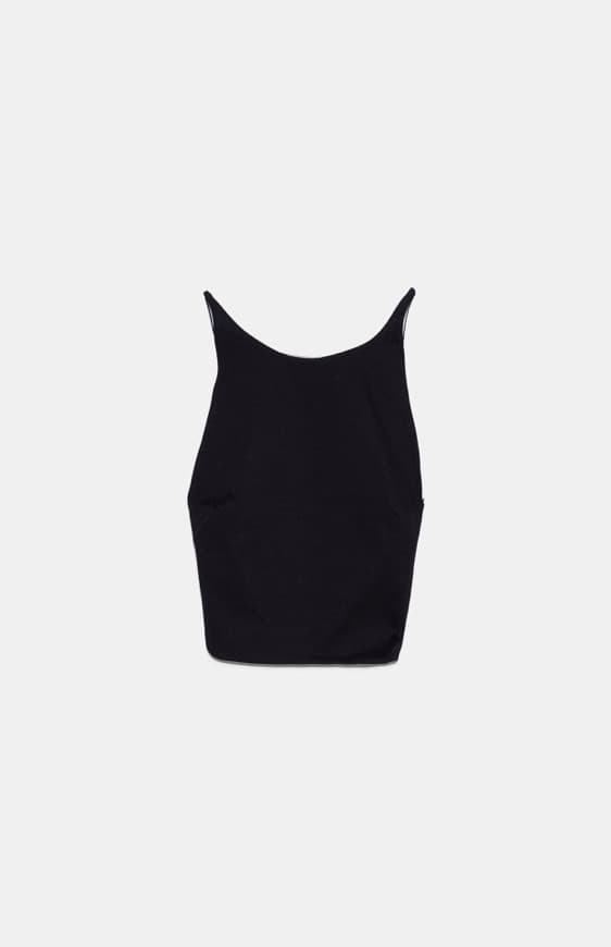 Producto Top Preto Básico Zara