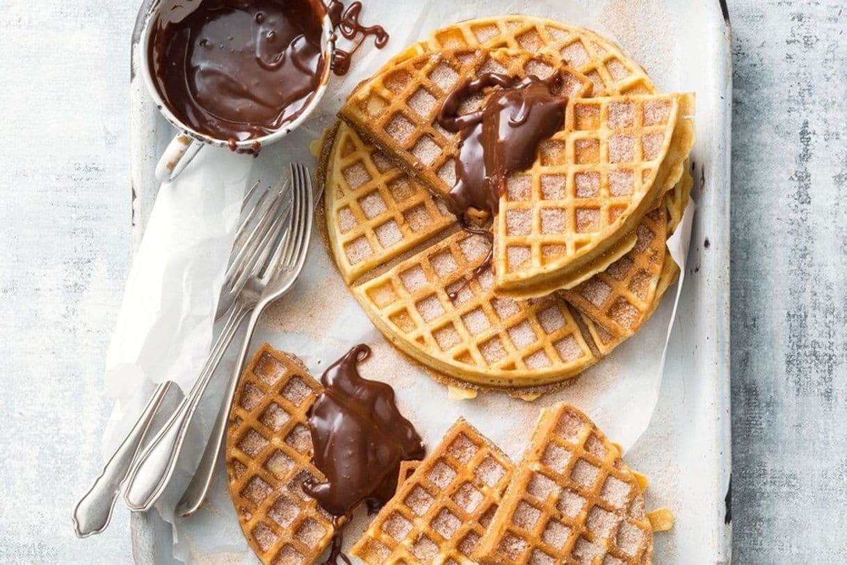 Fashion Waffles com Chocolate