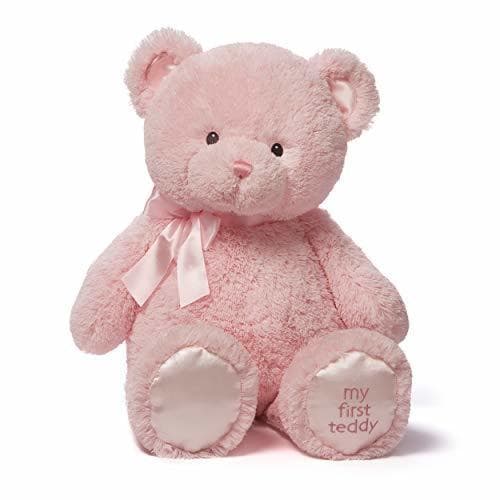 Product Gund My First Teddy - Oso de Peluche, 25 cm, Rosa