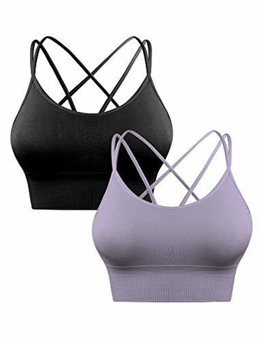 Product Aibrou Sujetador Deportivo Mujer Push Up