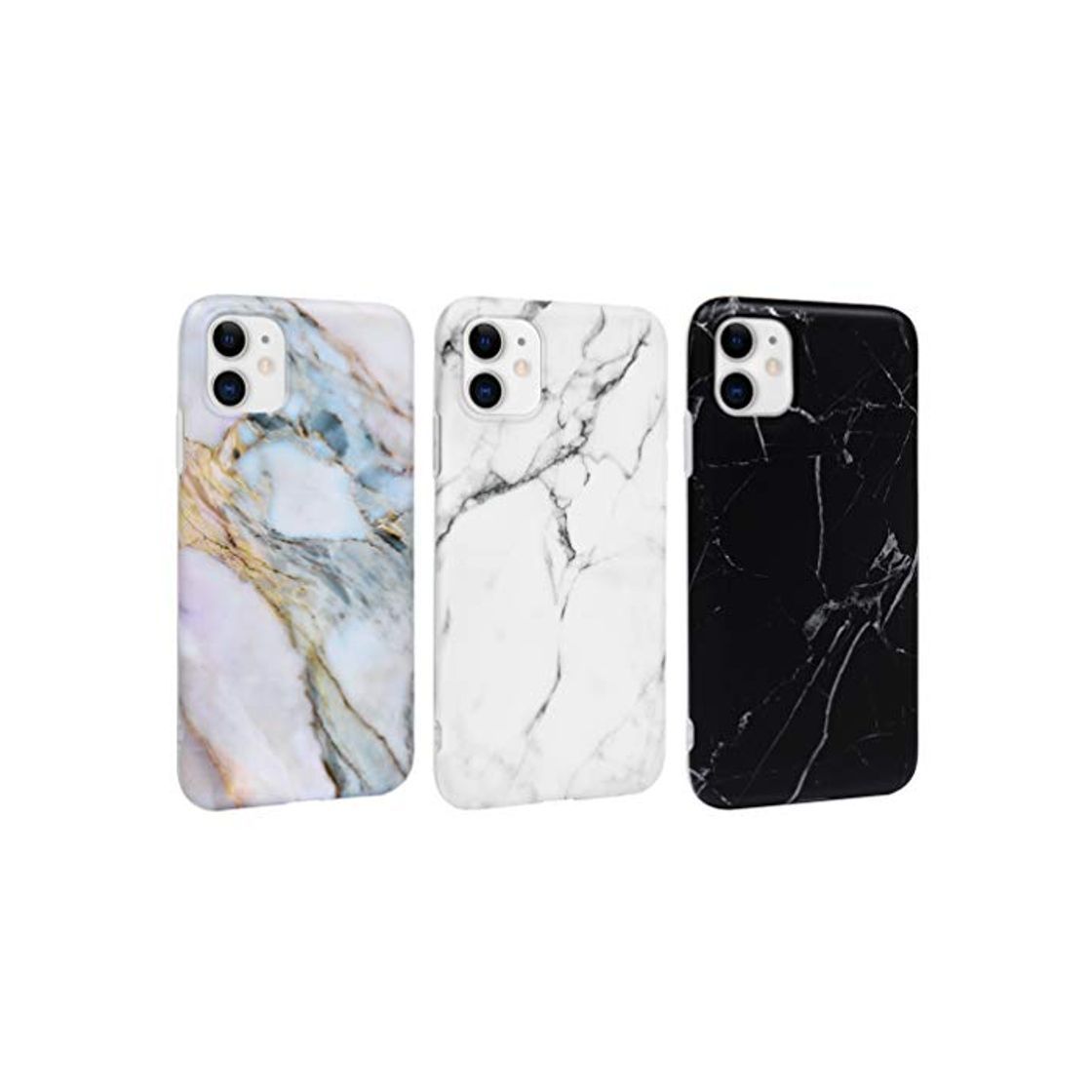 Electrónica MUSESHOP Carcasa para iPhone 11 Funda Mármol