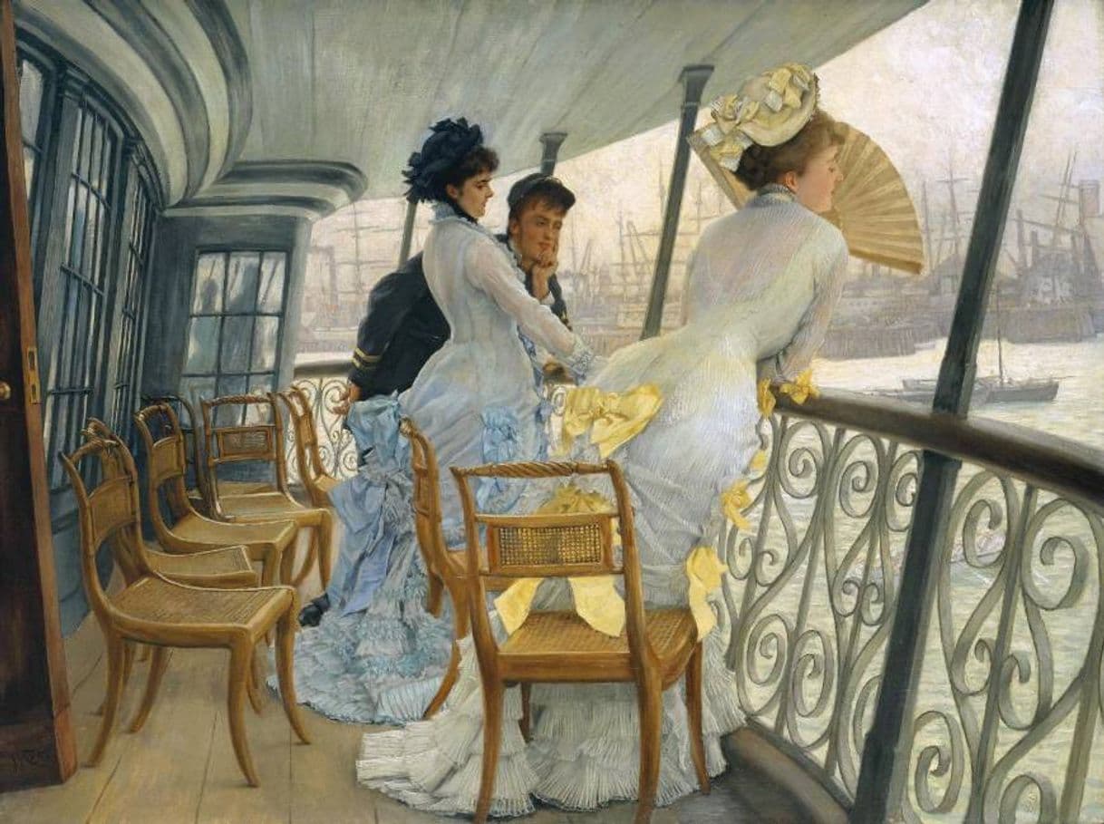 Fashion The Gallery of H.M.S. 'Calcutta' - James Tissot🇫🇷