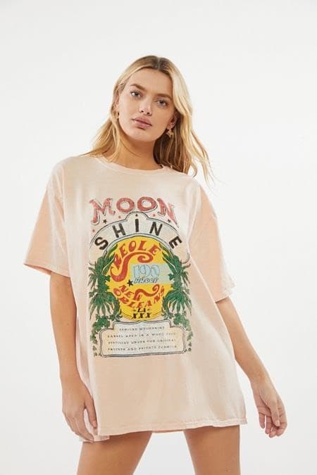 Product Project Social T Moonshine T-Shirt Dress