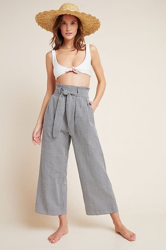 Product Mara Hoffman Arianna Cropped Wide-Leg Pants