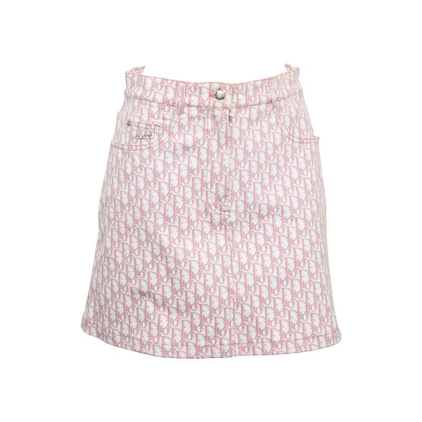 Product John Galliano for Christian Dior Pink Trotter Logo Skirt
