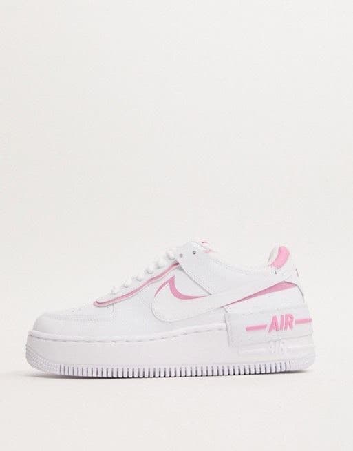 Product Nike Air Force 1 Shadow white and pink sneakers