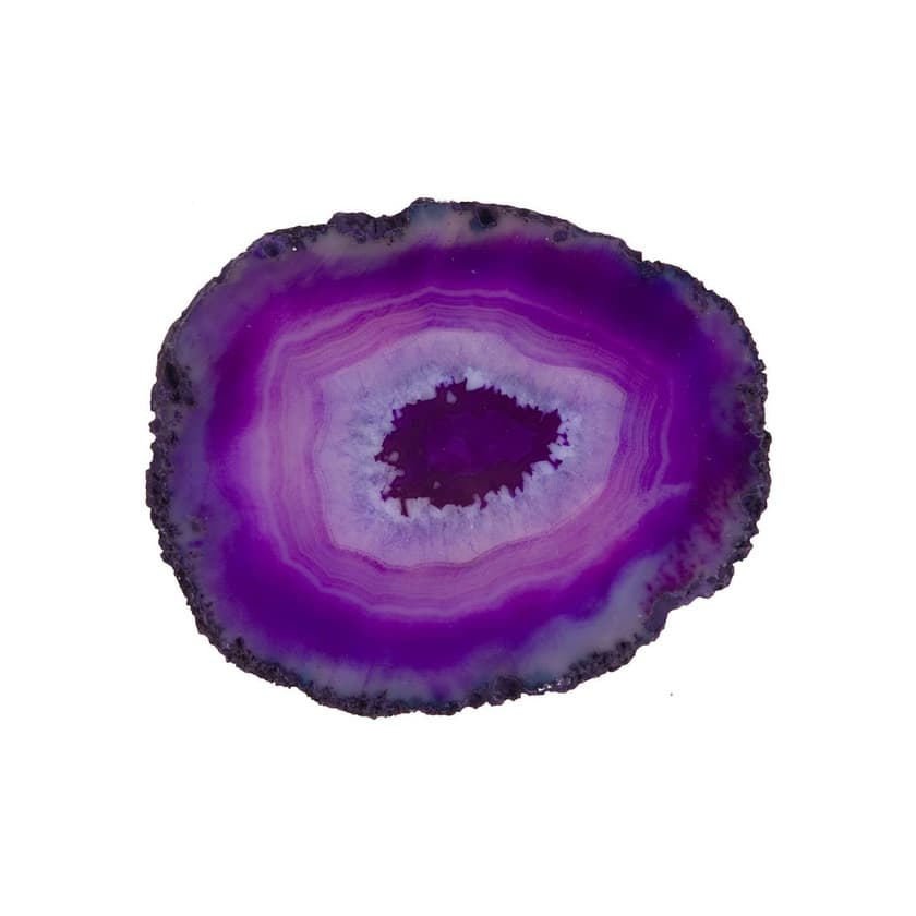 Product Agate Coaster Purple Candle Holder
