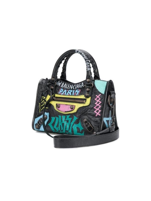 Product Balenciaga Graffiti Classic City Mini Leather Bag