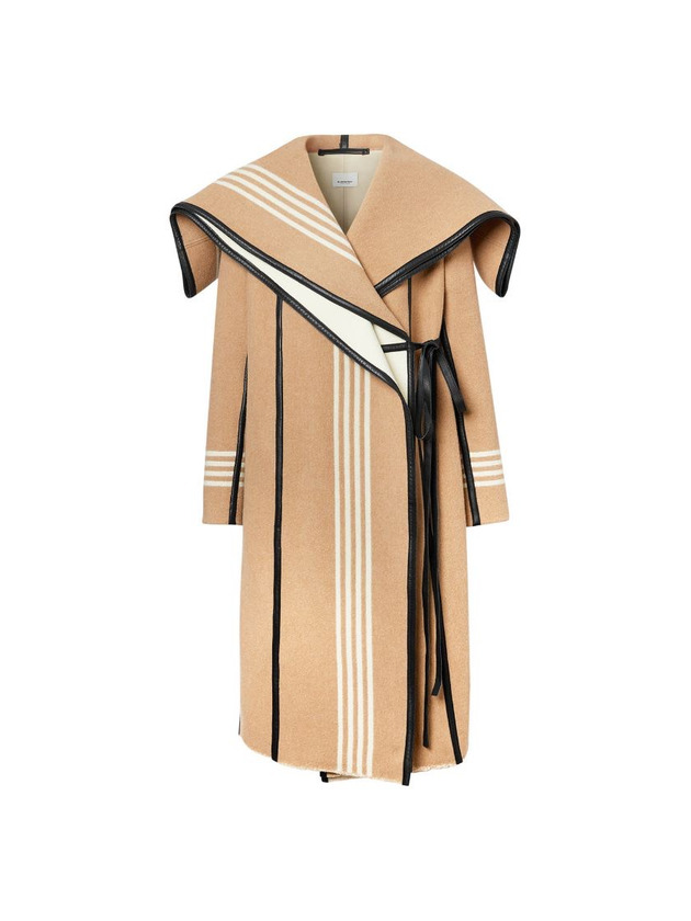 Product Burberry Stripet Wrap Coat