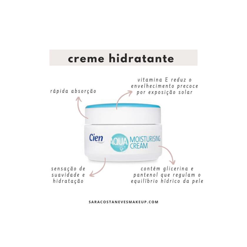 Producto Cien Creme Aqua