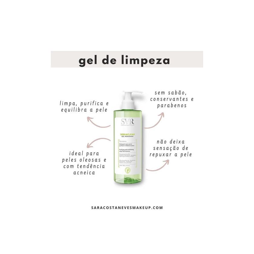 Producto Gel de limpeza SVR Sebiaclear