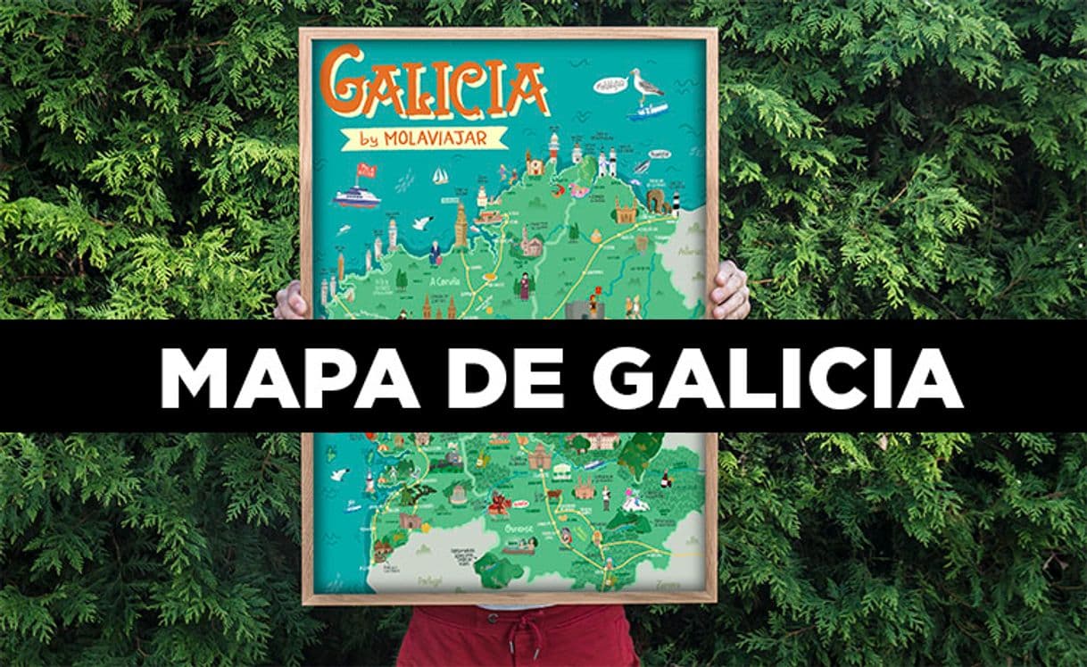 Fashion Mapa de Galicia - Mola Viajar