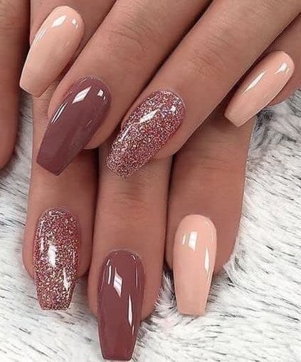 Moda Unhas de gel 🧡