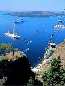 Lugar Santorini Cable Car