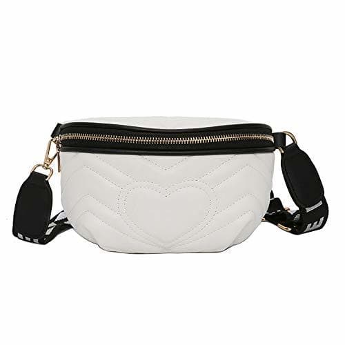 Producto ALIKEEY Mujeres Amor Crossbody Bandolera Bolsa De Bolsillo Moda Salvaje Pecho Bolsa