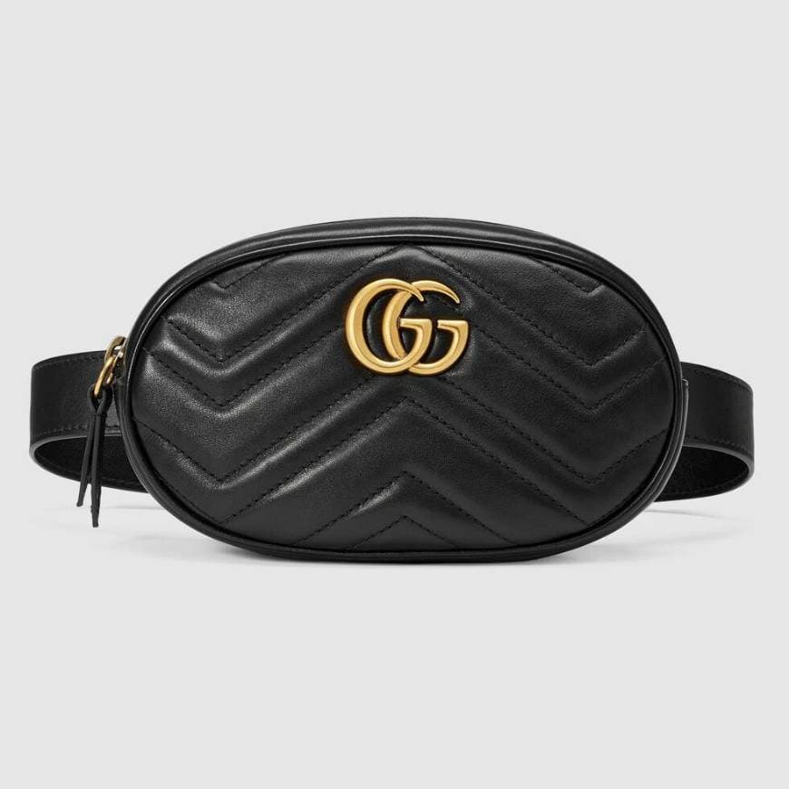 Fashion GG Marmont matelassé leather belt bag