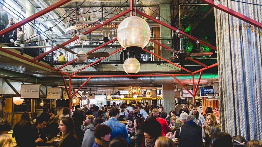 Restaurants Mercado de San Ildefonso