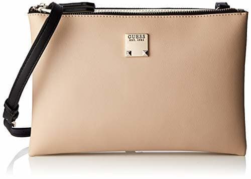 Producto Guess - Lenia Mini Dbl Zip Crossbody, Mujer, Negro