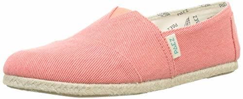 Fashion PAEZ Classic Essential, Alpargatas para Mujer, Rosa