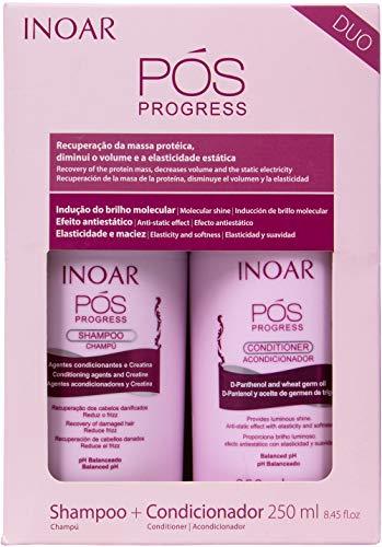 Producto Inoar Dúo Pos Progress Champú y Acondicionador Alisado de Queratina