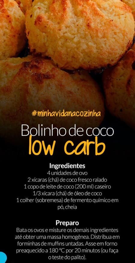 Producto Bolinho de coco low carb