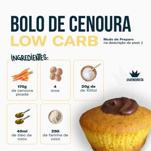 Producto Bolo de cenoura pouco calórico 