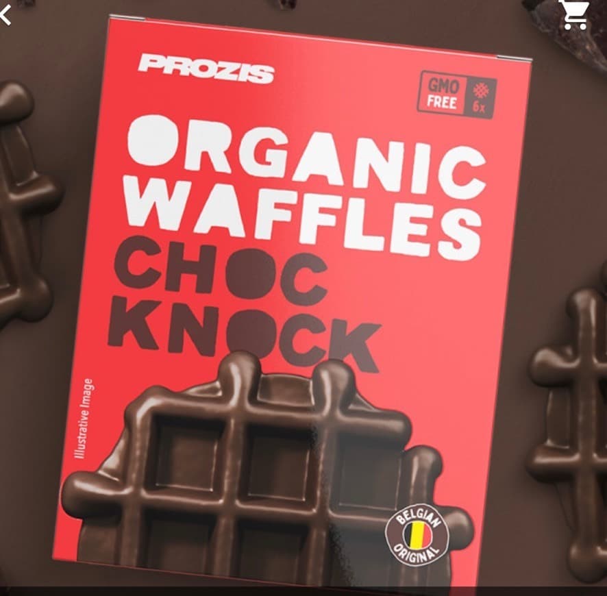 Product 6 x Waffles Biológicos de Chocolate 30 g