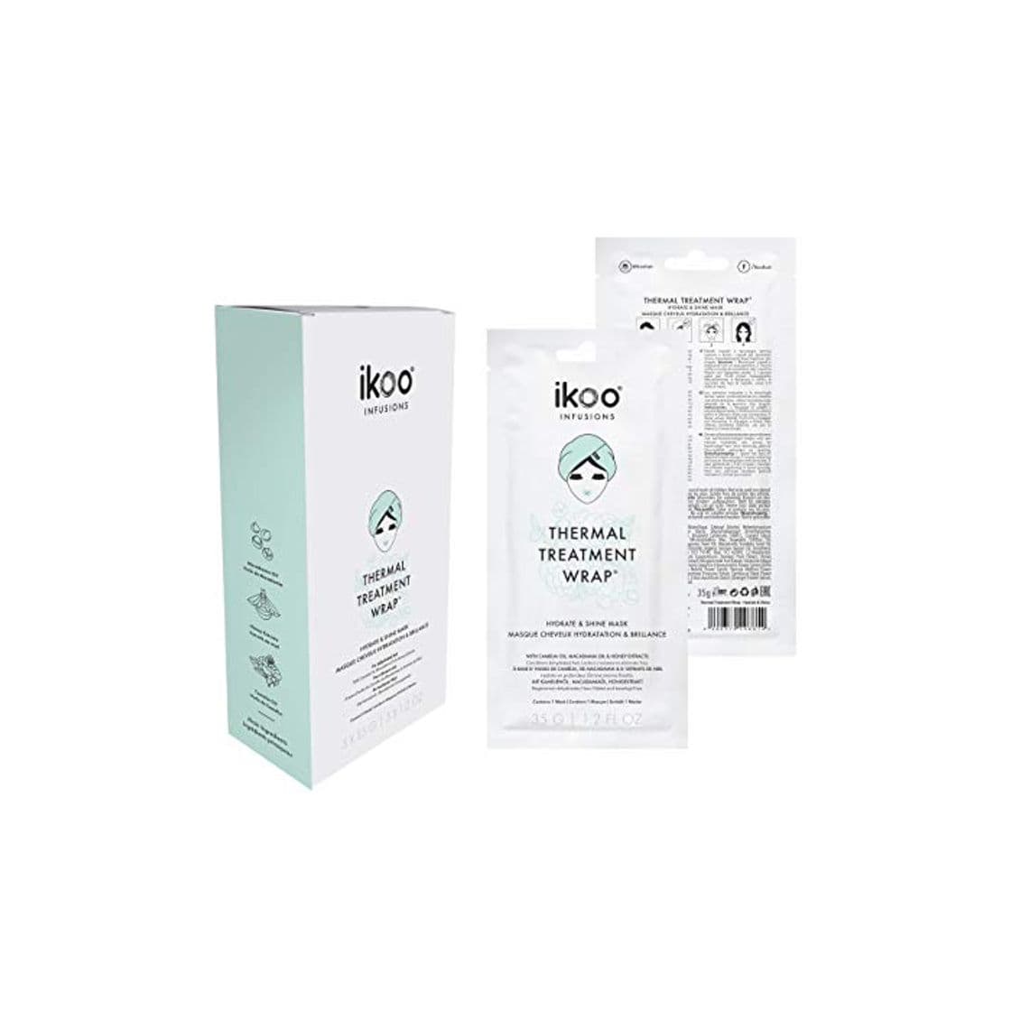 Product ikoo Infusion Thermal Treatment Wrap - Tratamiento térmico cabello seco