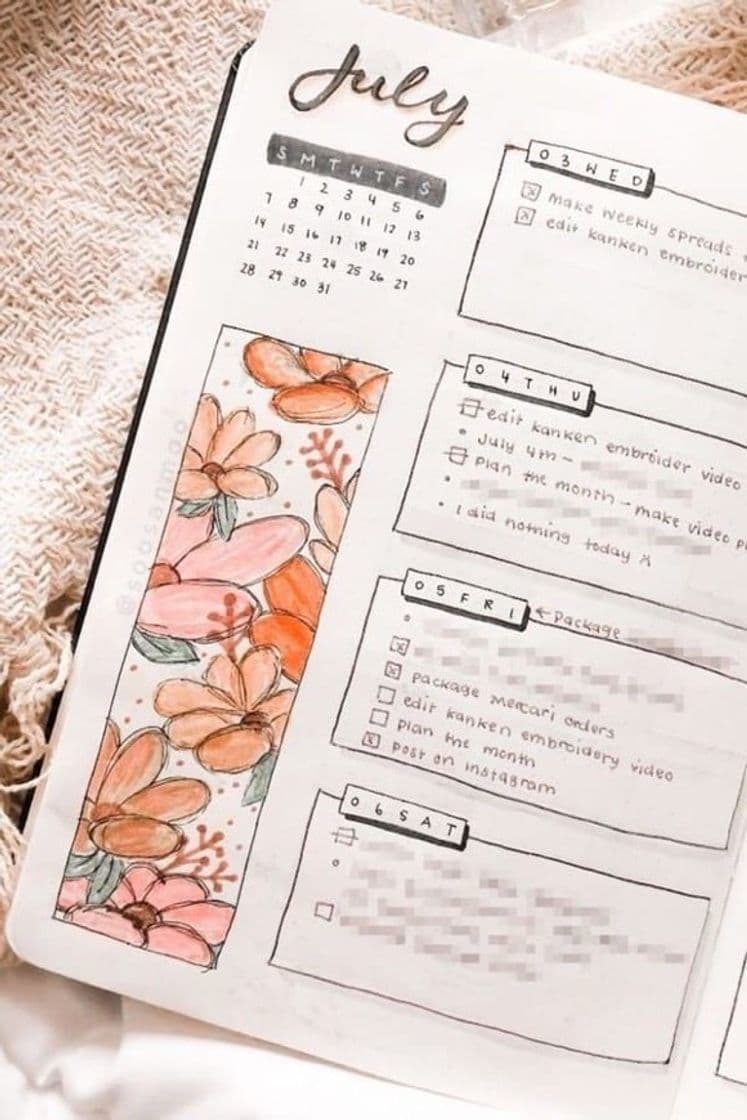 Fashion Bullet journal 