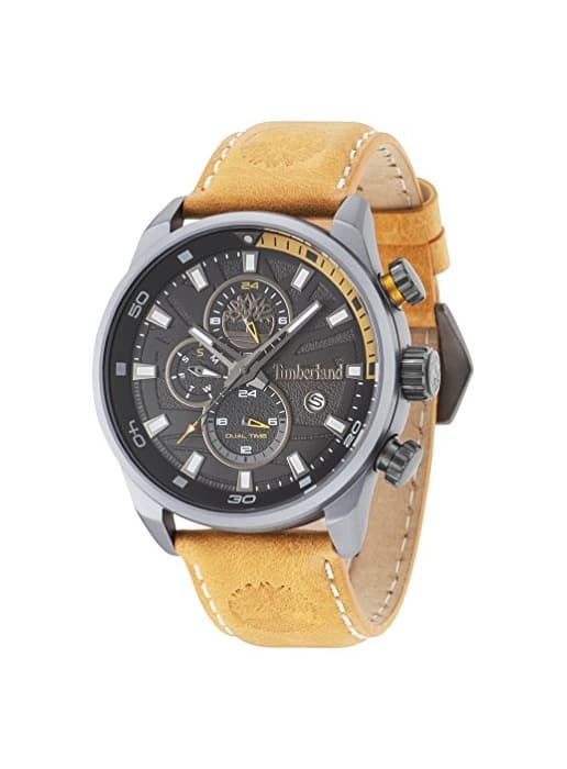 Fashion Timberland  14816JLU/02 - Reloj de Cuarzo para Hombre con Esfera analógica Negra y